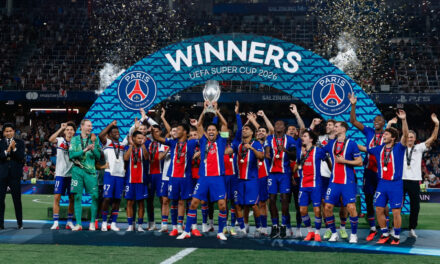 PSG retiene la Supercopa de la UEFA y con gol de Doué sella el 2-1 ante Aston Villa