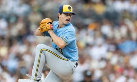 Henderson brilla durante 7 entradas y los Brewers ganan 3 de 4 partidos a los Dodgers.