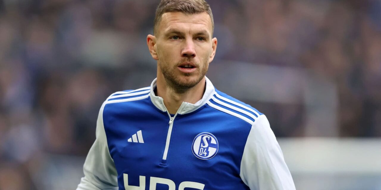 Edin Džeko decide quedarse otro año para el regreso del Schalke a la Bundesliga