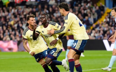 Arsenal vence a Aston Villa para mantener su inicio ganador