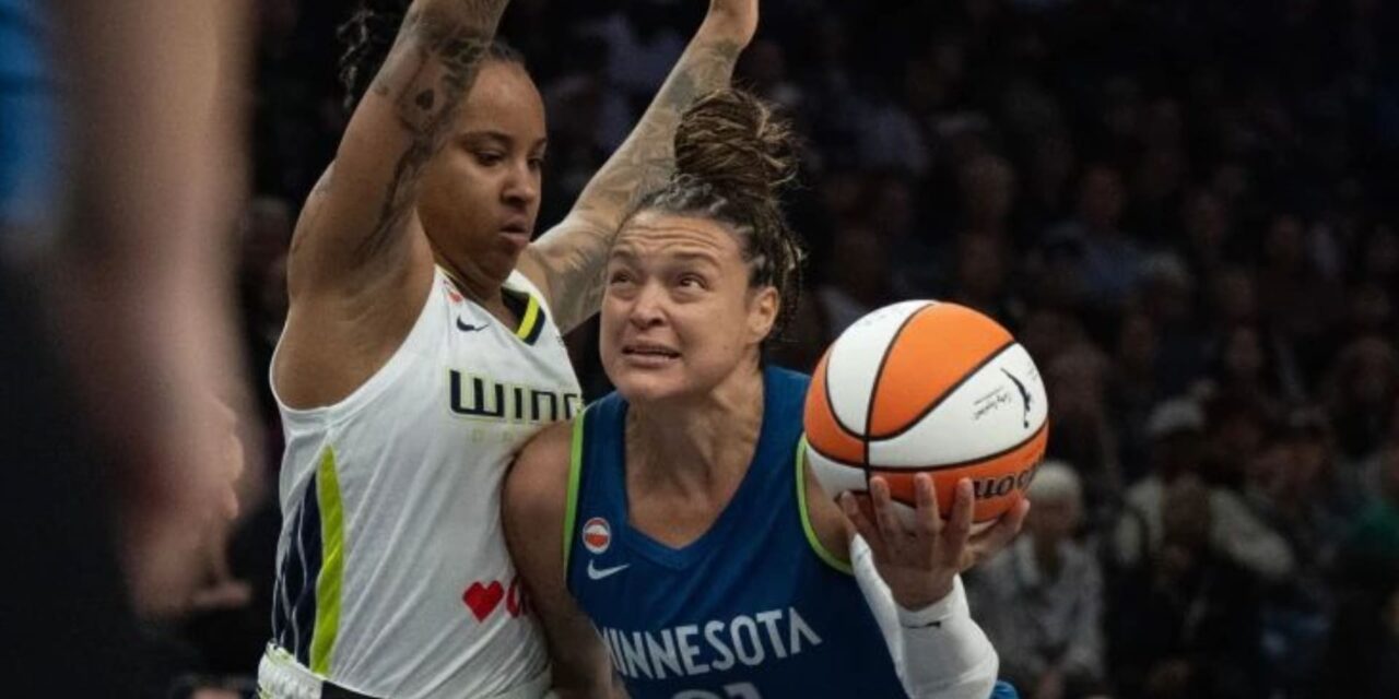 La escolta de las Lynx, Kayla McBride, establece el récord de la WNBA de más triples anotados en un solo partido al encestar 10 contra las Wings.
