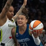 La escolta de las Lynx, Kayla McBride, establece el récord de la WNBA de más triples anotados en un solo partido al encestar 10 contra las Wings.