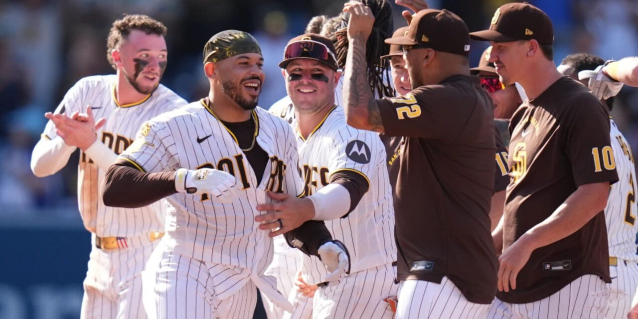 Los Padres ganan 4-3 en 11 entradas y barren la serie ante los Brewers