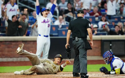 Benge y Ewing ponen out a los Padres en el plato y los Mets ganan 2-1