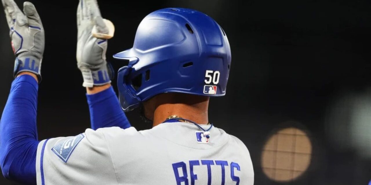 Mookie Betts pega jonrón y sencillo productor en la 10ma en triunfo de Dodgers 6-4 ante Rockies