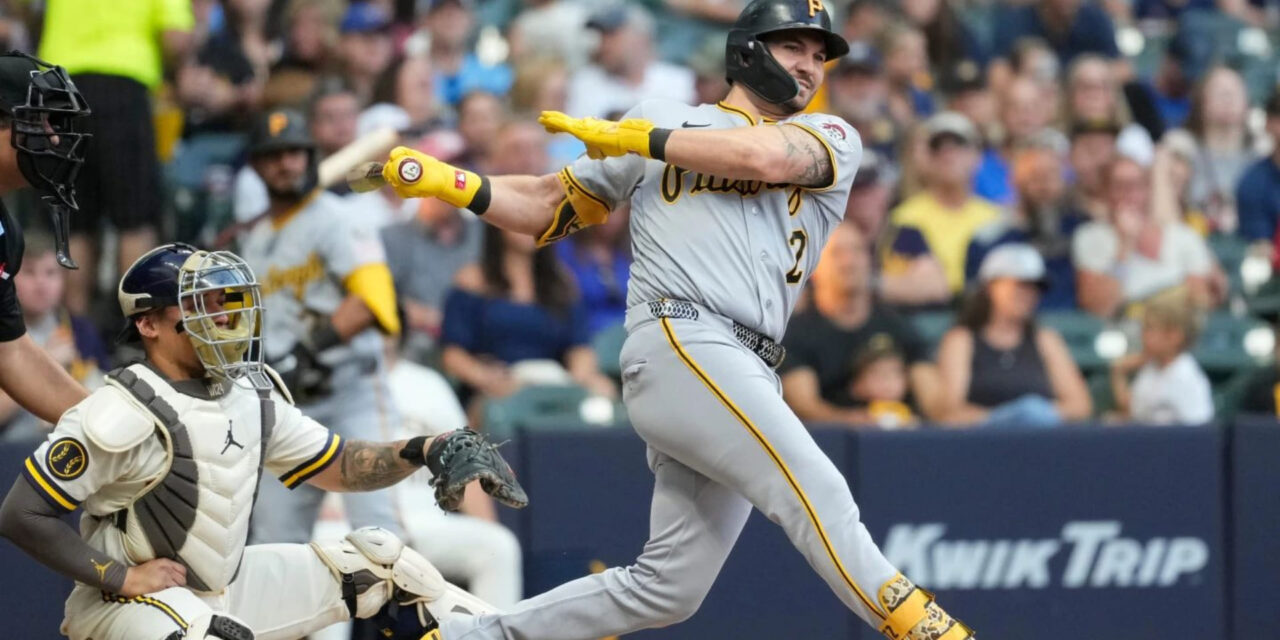 Pirates derrotan a los Brewers por sexta vez en siete partidos esta temporada.