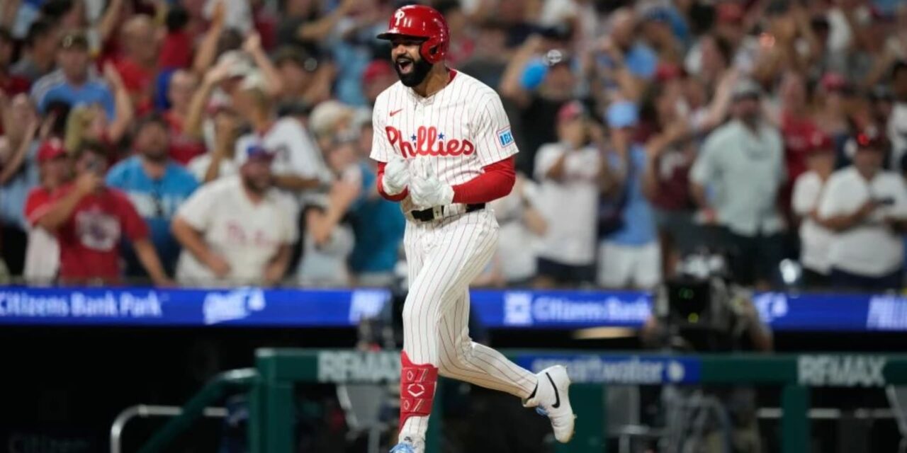 Derek Hill impulsa a los Filis con grand slam de ventaja en la 7ma en triunfo 6-3 ante Nacionales