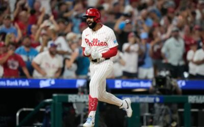 Derek Hill impulsa a los Filis con grand slam de ventaja en la 7ma en triunfo 6-3 ante Nacionales