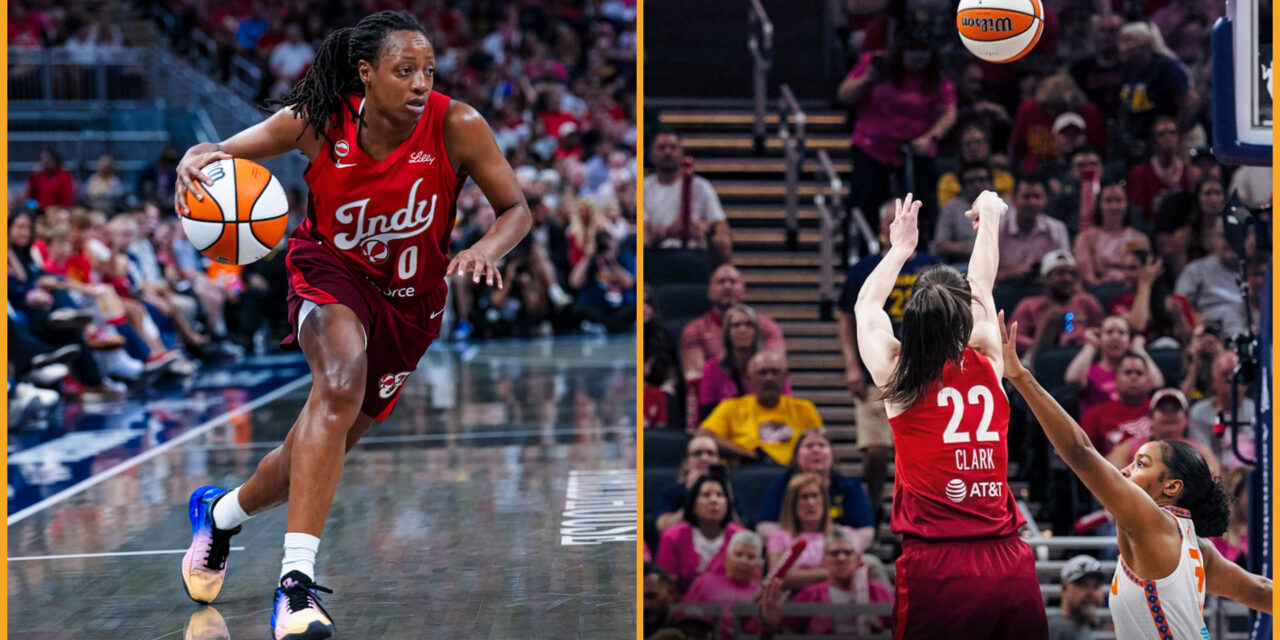 Caitlin Clark y Kelsey Mitchell anotan 34 puntos cada una y las Fever mantienen su buen momento con una victoria de 111-91 sobre las Sun.
