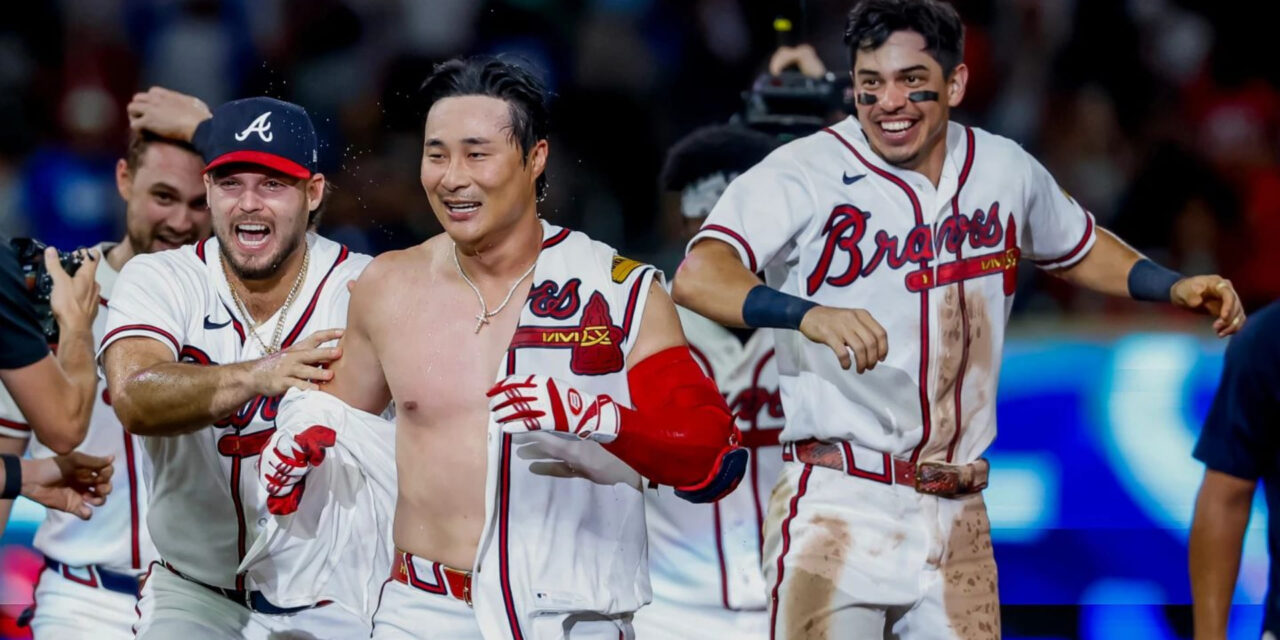Braves vencieron a los Dodgers 6-5 con un sencillo decisivo de Ha-Seong Kim.