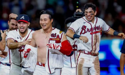 Braves vencieron a los Dodgers 6-5 con un sencillo decisivo de Ha-Seong Kim.