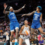 Miles y Collier impulsan a las Lynx, líderes de la WNBA, a una victoria de 92-87 sobre las Aces.