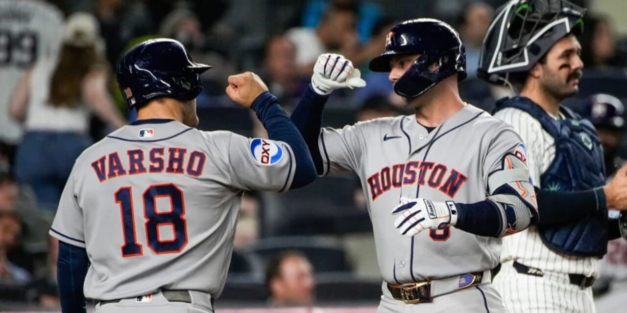 Christian Walker y Jeremy Peña conducen a los Astros a vencer 5-1 a Cole y los Yankees