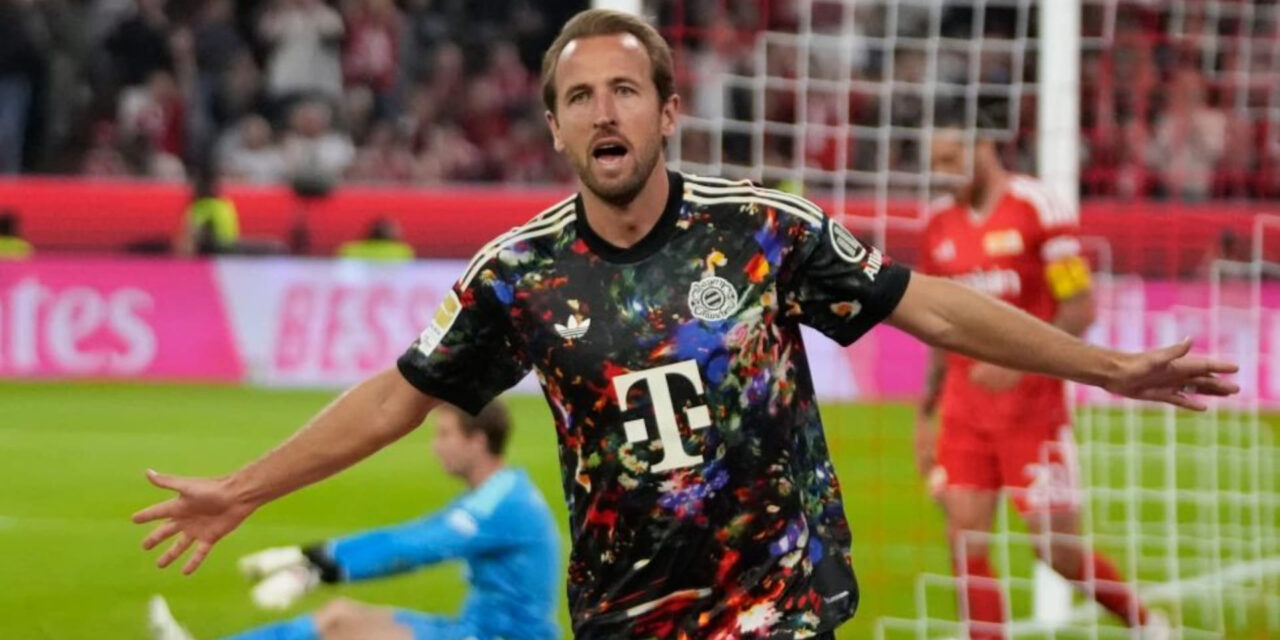 Kane llega a 100 goles en la Bundesliga en tiempo récord en el 7-0 del Bayern a Union Berlin