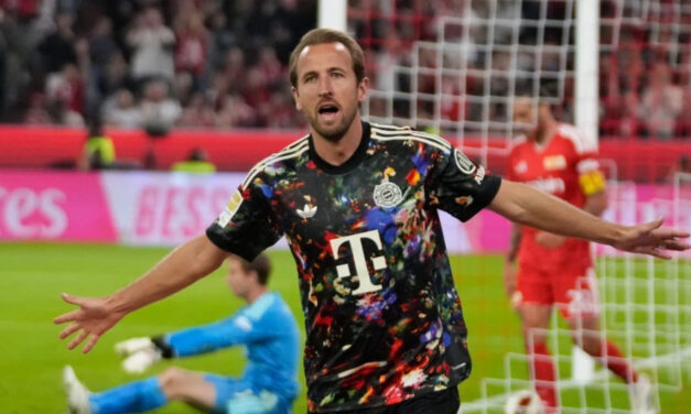 Kane llega a 100 goles en la Bundesliga en tiempo récord en el 7-0 del Bayern a Union Berlin