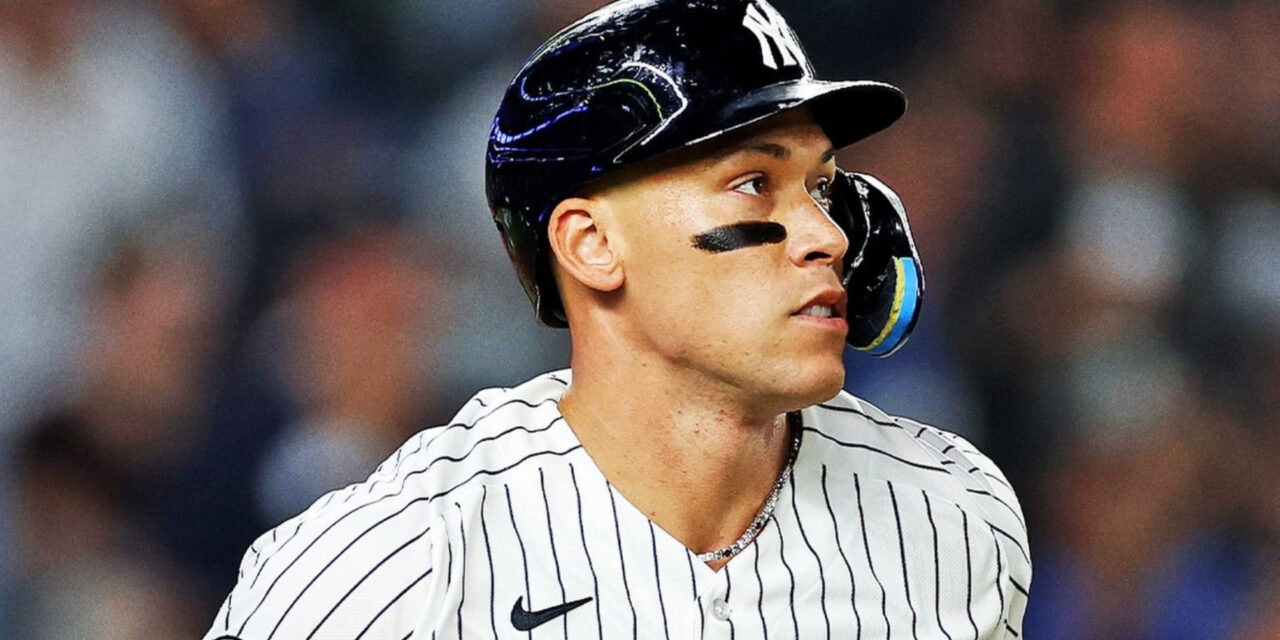 Aaron Judge recibe inyección en pantorrilla derecha y es duda para los playoffs con los Yankees