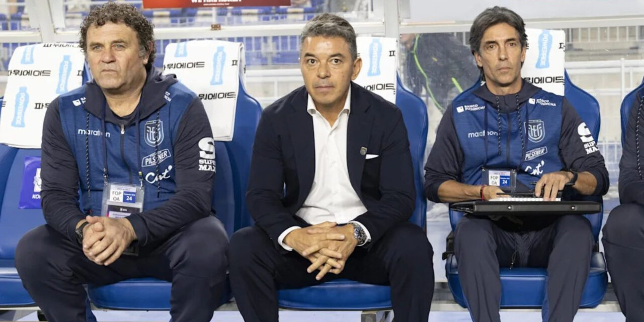 Fiasco de Ecuador en el estreno de Marcelo Gallardo