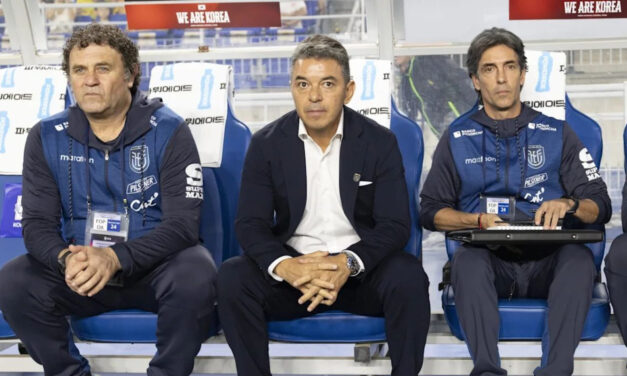 Fiasco de Ecuador en el estreno de Marcelo Gallardo