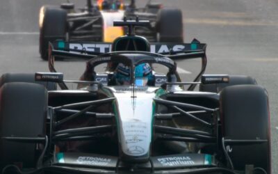 Russell gana el Gran Premio de Azerbaiyán, donde Antonelli acabó quinto