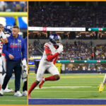 Davante Adams y Matthew Stafford lideran a los Rams en la victoria por 28-6 sobre los Giants tras la lesión de Jaxson Dart.