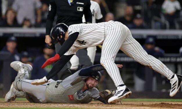 Lombard brilla y eleva a Yankees 6-4 sobre Rays. Schlitter cierra con ERA de 1,95