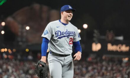 Dodgers blanquean 2-0 a los Gigantes con 2 jonrones y 10 ponches de Skubal