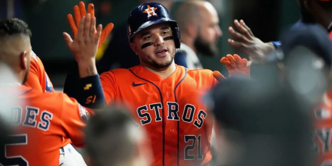 Yainer Díaz pega jonrón de 3 carreras y Astros se imponen a Diamondbacks por 3-1