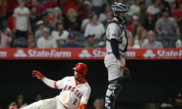 Angelinos cortan racha de 7 derrotas al vencer 10-1 a Yankees con Grissom y Ureña