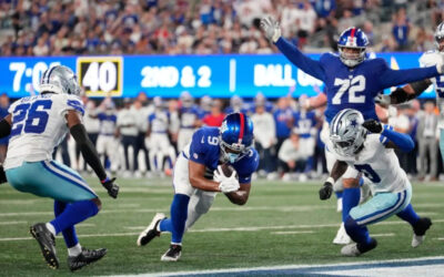 El ataque de Giants aplasta a Cowboys y John Harbaugh debuta como entrenador con triunfo 28-20