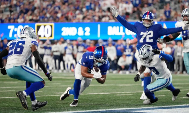 El ataque de Giants aplasta a Cowboys y John Harbaugh debuta como entrenador con triunfo 28-20