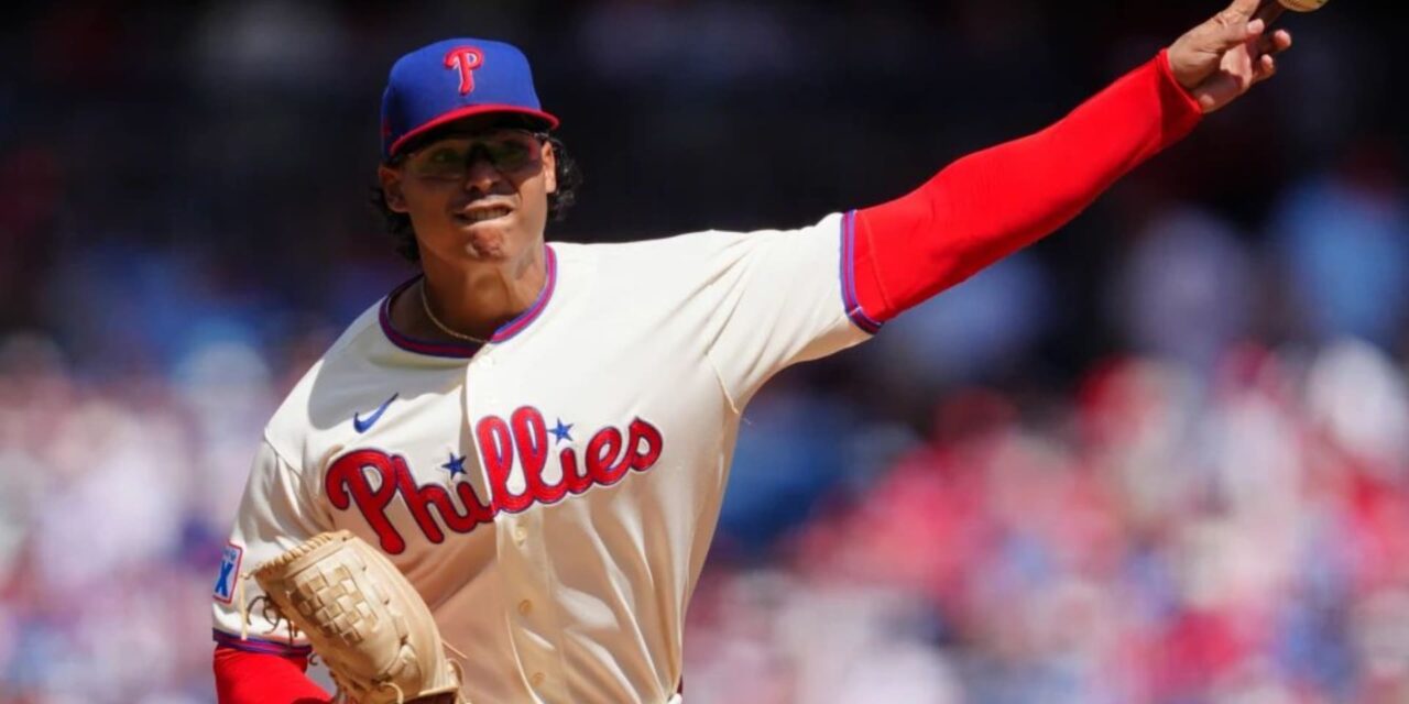Luzardo poncha a 12 en su 1ra blanqueada en triunfo de Filis 1-0 ante Braves