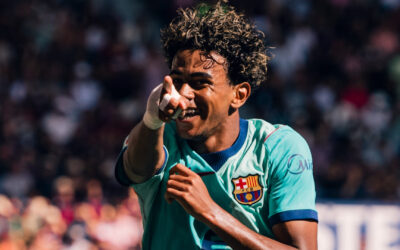Yamal anota doblete y Espart anota otro en goleada 4-2 del Barcelona ante Levante