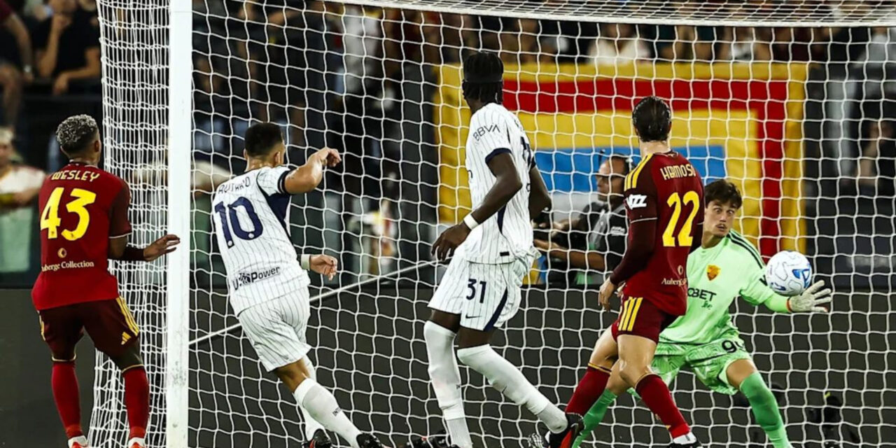 Lautaro neutraliza al Roma con un doblete