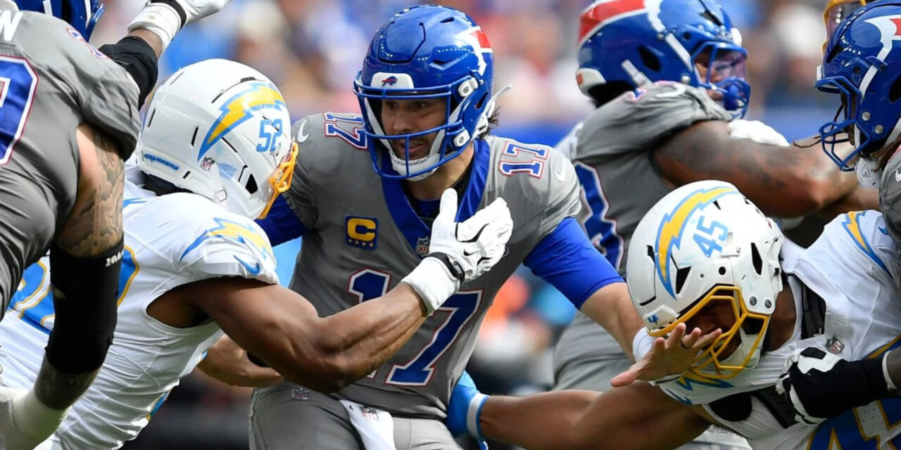 Allen y Bills superan a Chargers 24-16 pese a 5 pérdidas de balón