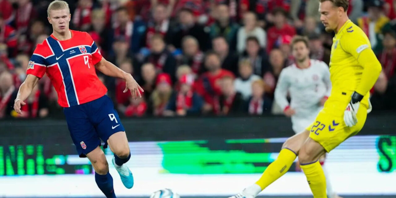 Un doblete de Haaland otorga el triunfo a Noruega en el duelo nórdico