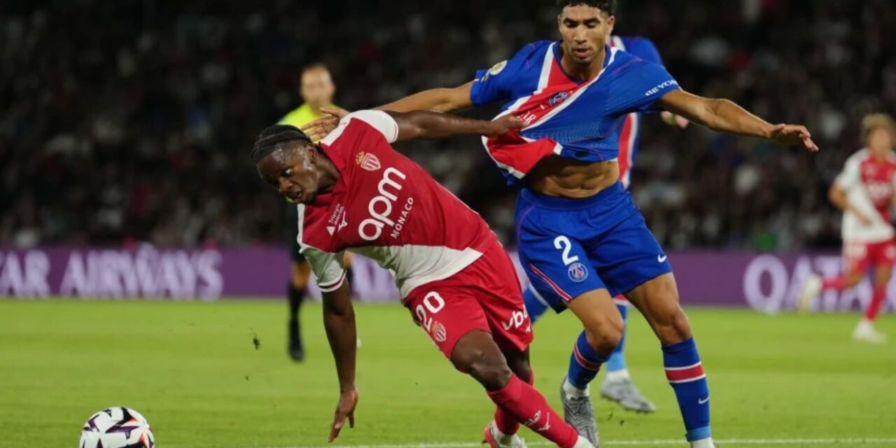 PSG deja escapar la ventaja y cae 2-1 ante el Mónaco en su primera derrota en Ligue 1