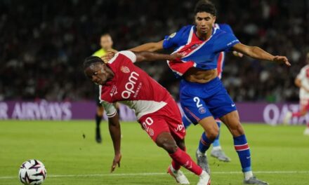 PSG deja escapar la ventaja y cae 2-1 ante el Mónaco en su primera derrota en Ligue 1
