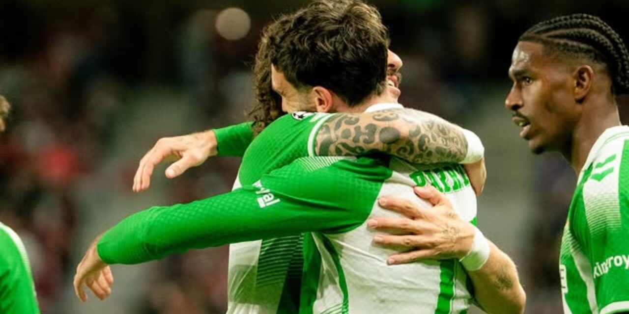 Fidalgo debuta en Champions y el Betis gana