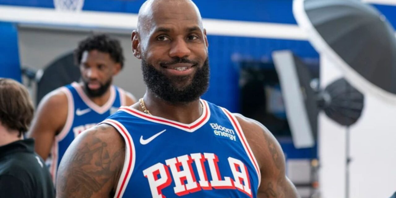 LeBron James en su debut con los 76ers: “Saben quién soy, ¿verdad?”
