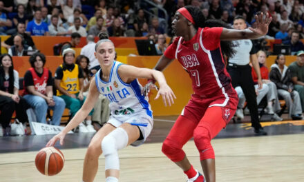 Estados Unidos logra una victoria ajustada de 55-52 sobre Italia en el Mundial femenino