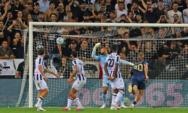 Frattesi da al Lazio el liderato en la Serie A con otra victoria por 2-1 ante Udinese