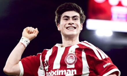 Armando ‘Hormiga’ González anota en Europa y el Olympiacos gana