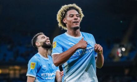 Samba anota 2 goles en triunfo de Man City 5-0 ante Norwich en Copa de la Liga