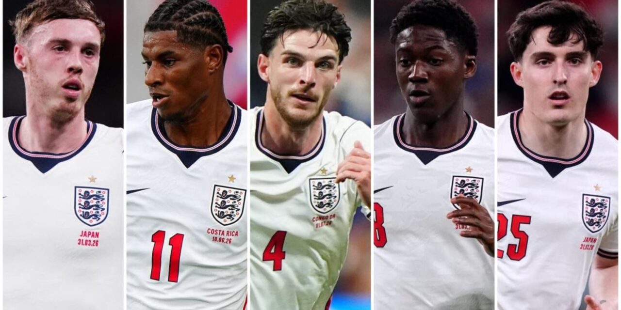 Palmer y Rice, entre 5 bajas de Inglaterra para la Liga de Naciones