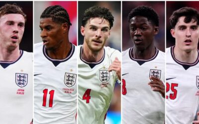 Palmer y Rice, entre 5 bajas de Inglaterra para la Liga de Naciones