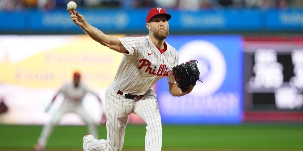 Wheeler receta 7 ponches consecutivos al inicio del partido guiando a los Phillies a una victoria de 6-4 sobre los Brewers.