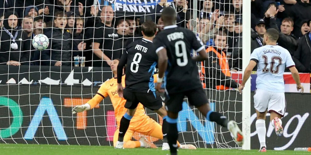 Festival de goles en Brujas con victoria del Aston Villa de Emery