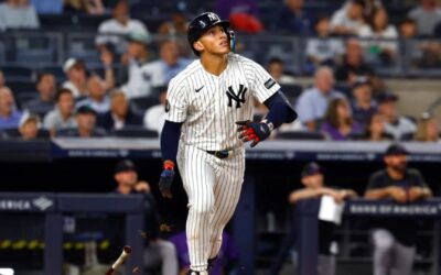 Novato Lombard pega su 1er grand slam y Yankees vencen a Rockies por 6-1
