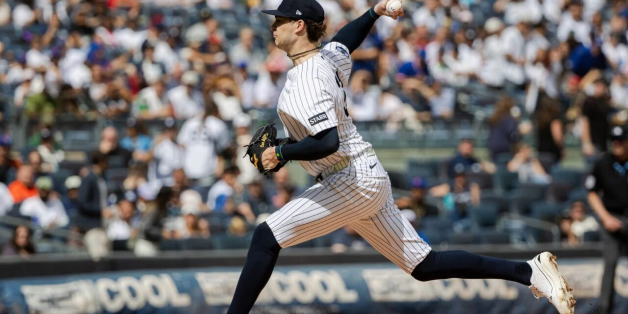 Schlittler toma el liderato de efectividad en MLB y Yankees vencen 2-0 a Mets