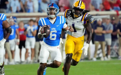 Trinidad Chambliss guía a Mississippi (n.º 8) a la victoria sobre LSU (n.º 7) por 32-24 en el regreso de Lane Kiffin a Ole Miss.